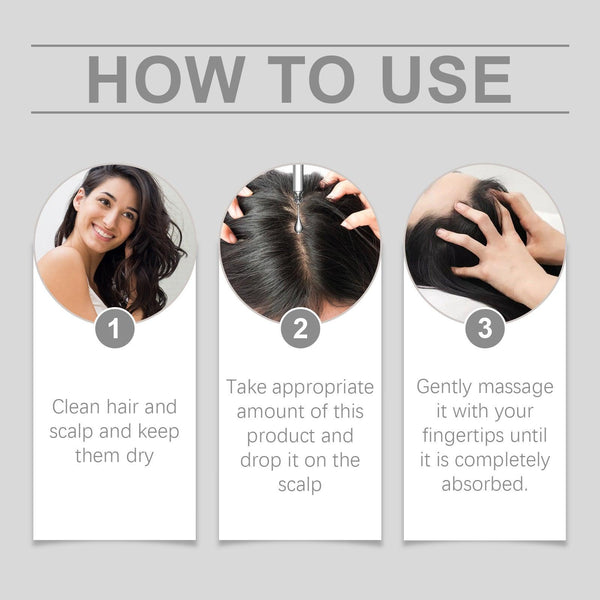 Hair Care Serum, Strengthens Hair And Nourishes Scalp Care Daily Massage Treatment Serum