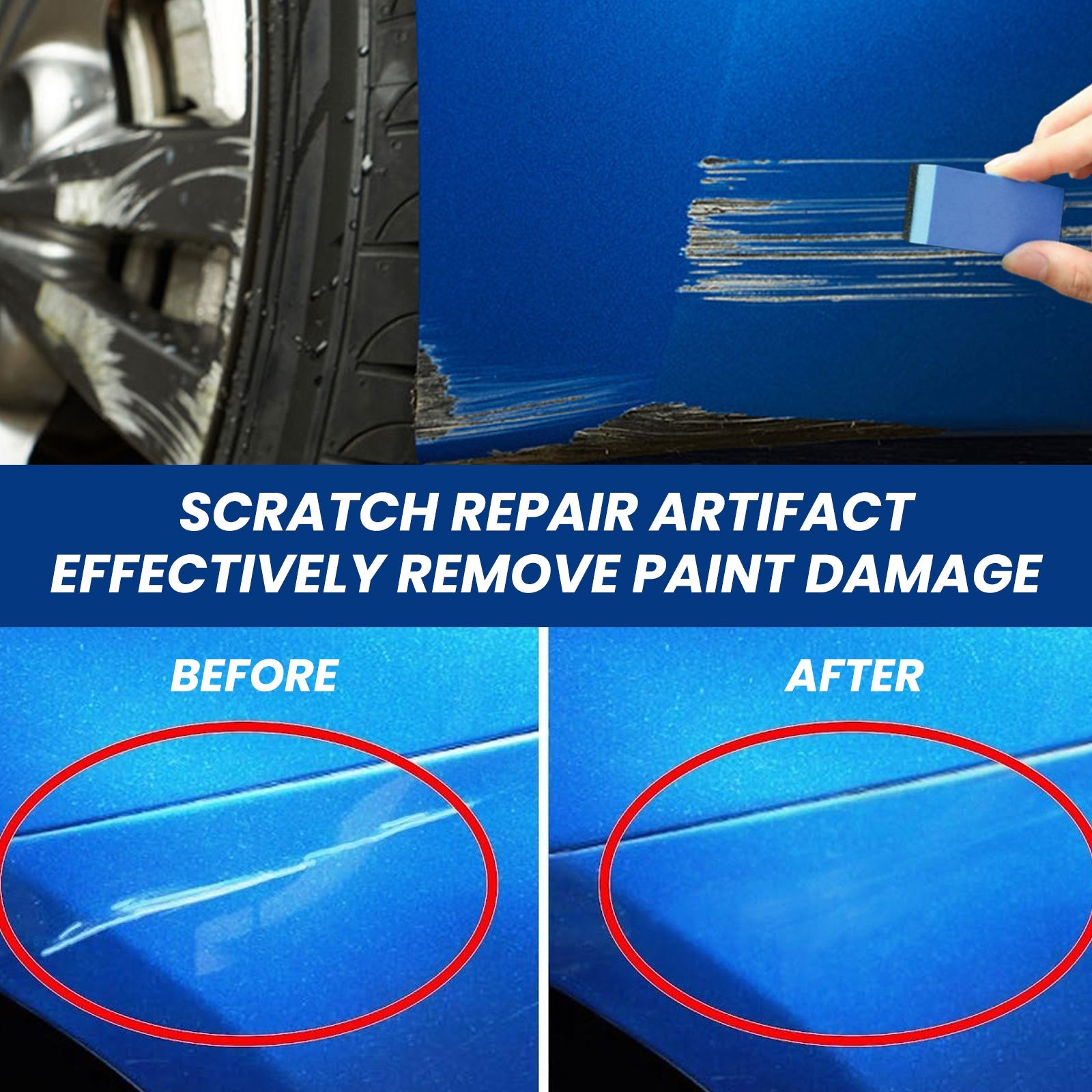 Car Scratch Repair Cream, Paint Scratch Scratch Repair Paint Refinish Polishing Maintenance Coating Paste