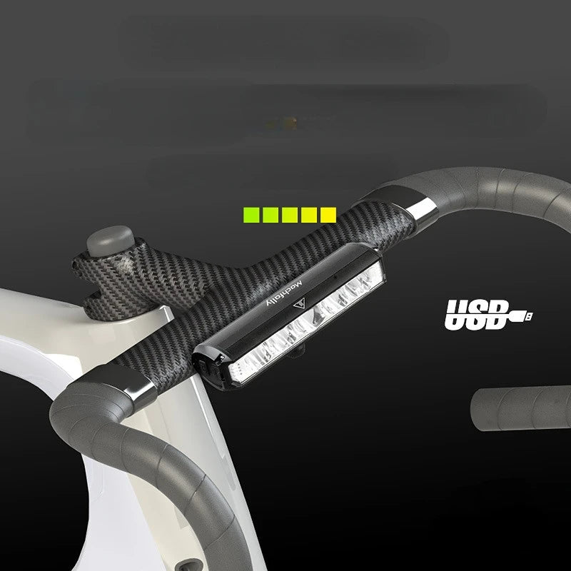 2600 Lumen Bicycle Lights Usb Charging Power Bank Aluminum Alloy Usb Bicycle Headlight Flashlight Waterproof Bike Accessories