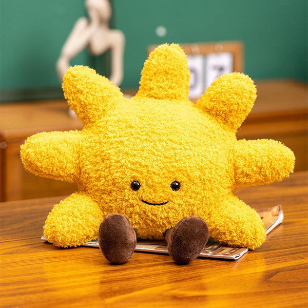Amuseable Sun Small Sun Pillow Stuffed Toy Moon Cloud Cushion Pillow Doll Doll