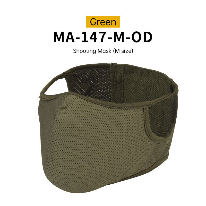 WoSporT shooting mask silicone mask tactical multifunctional cycling half face breathable face protection mask