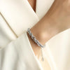 Titanium Steel Chain Bracelet - Silver / One Size