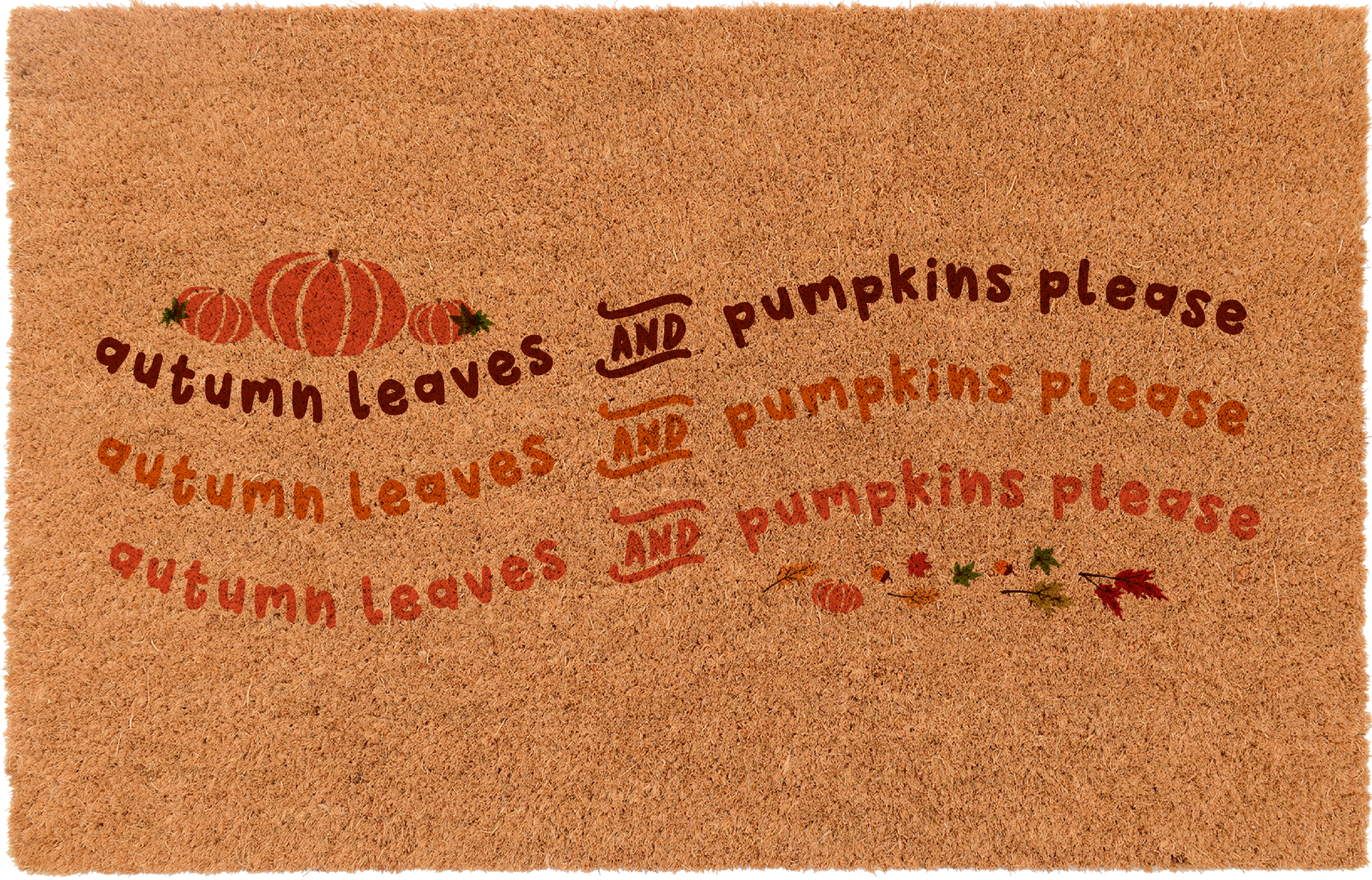 Autumn Leaves And Pumpkin Please
