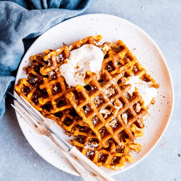 Pumpkin Pecan Waffles