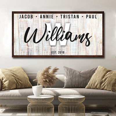 Family Wood Sign III