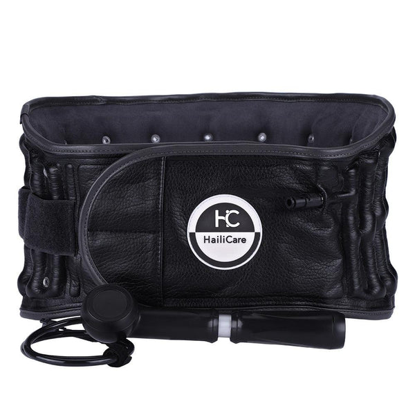 HailiCare Inflatable Traction Belt Lumbar Hot Moxibustion Massage Lumbar Disc Magnetic Therapy Belt