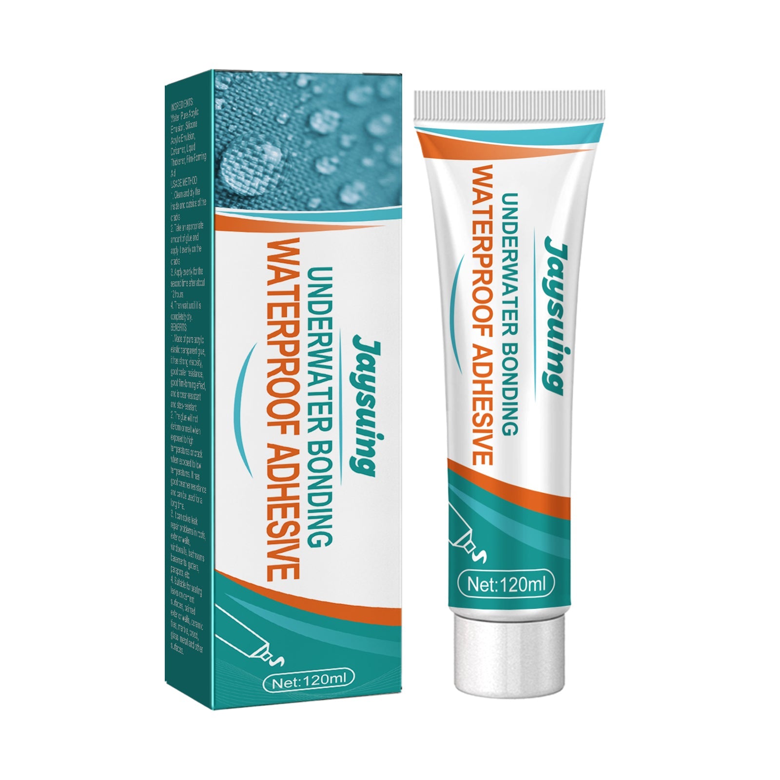 Underwater Bonding Waterproof Glue, Aquarium Glass Wooden Bucket Sewer Pipes Leakproof Waterproof Sealant