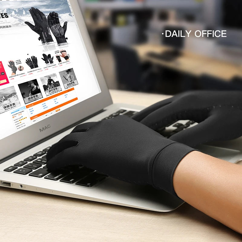 Indoor writing computer health exercise joint pain relief physical therapy anti edema protection nursing rehabilitation full finger gloves