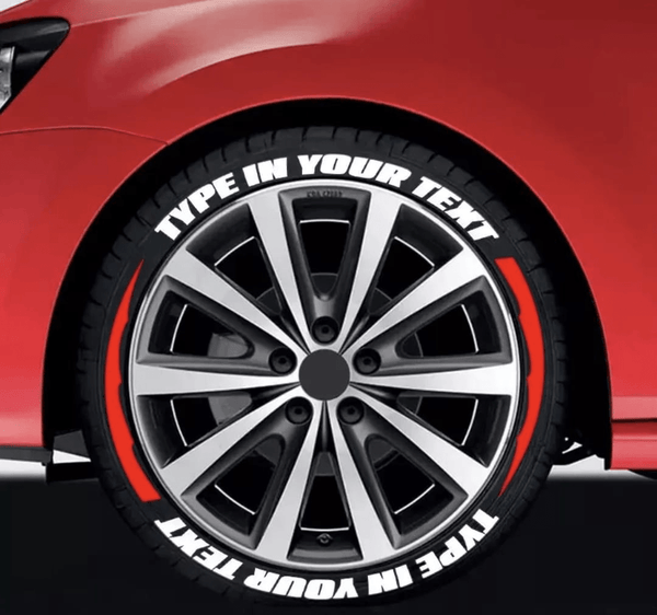 Custom Tire Lettering
