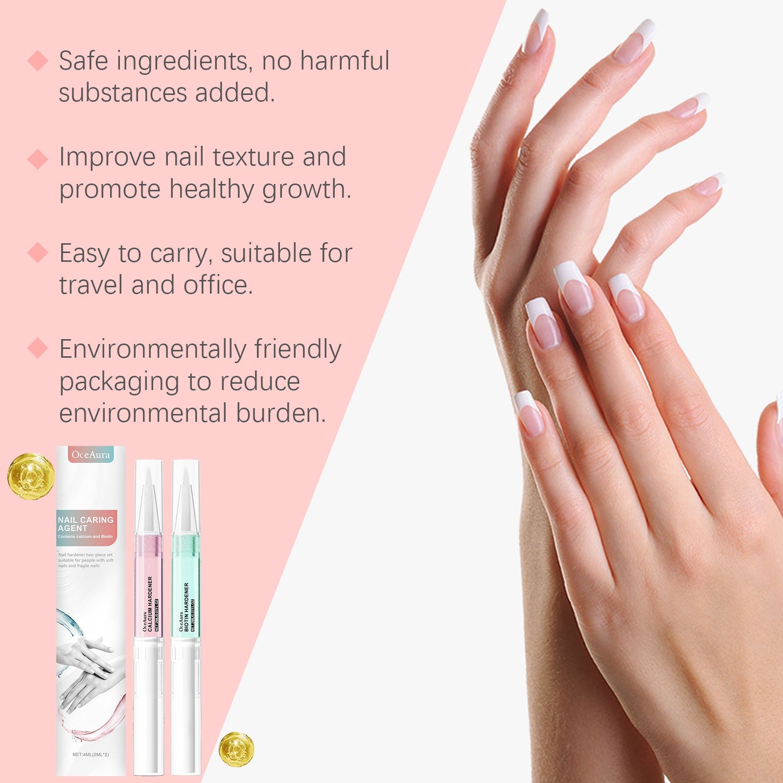 Nail Care Pen Nail Surface Repair Moisturizing Clean Nail Nails Hand, Foot And Finger Edge Nutritional Care Pen
