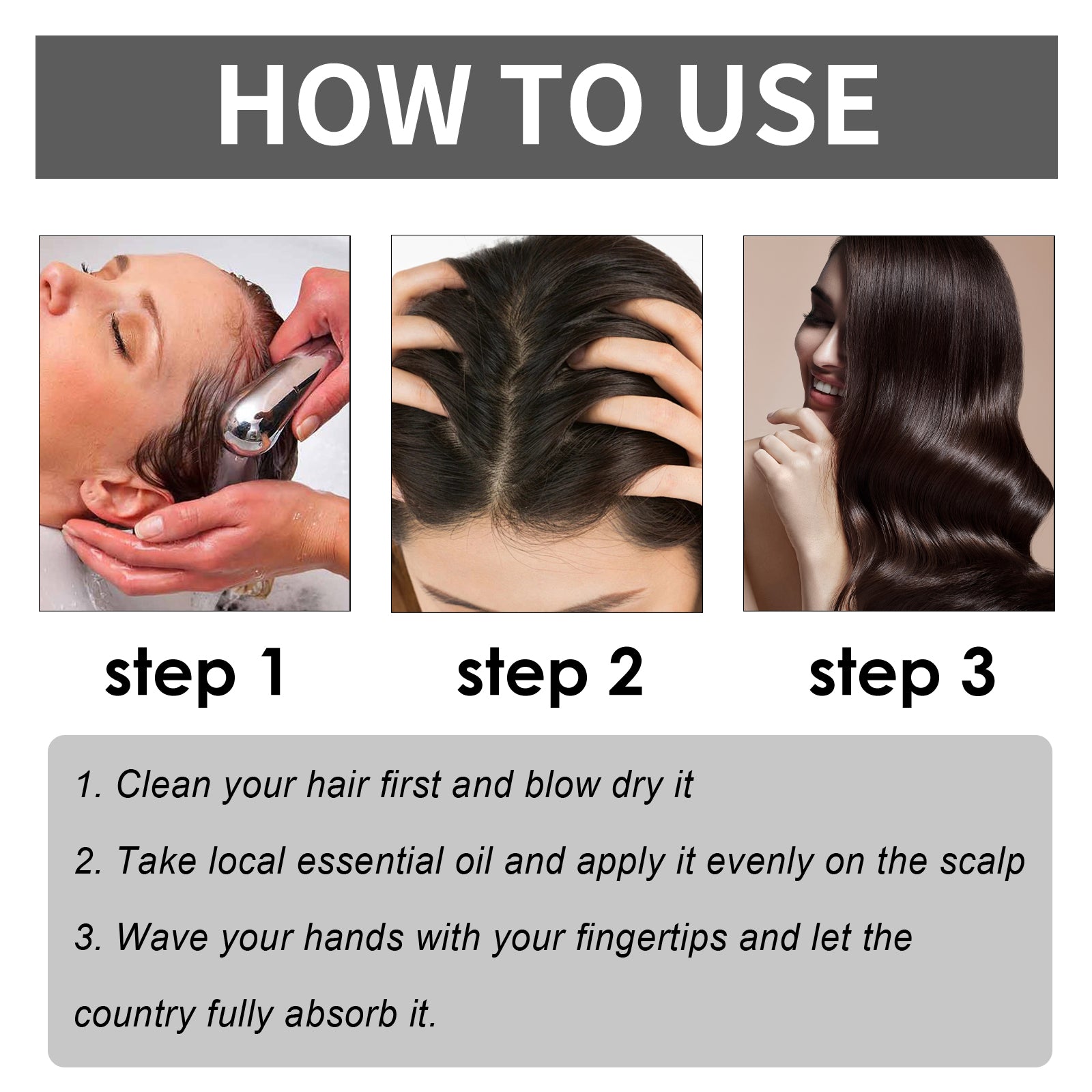 Old Ginger Hair Care Essence Oil, Moisturize Hair Roots Repair Frizzy Knot Supple Strong Thick Hair