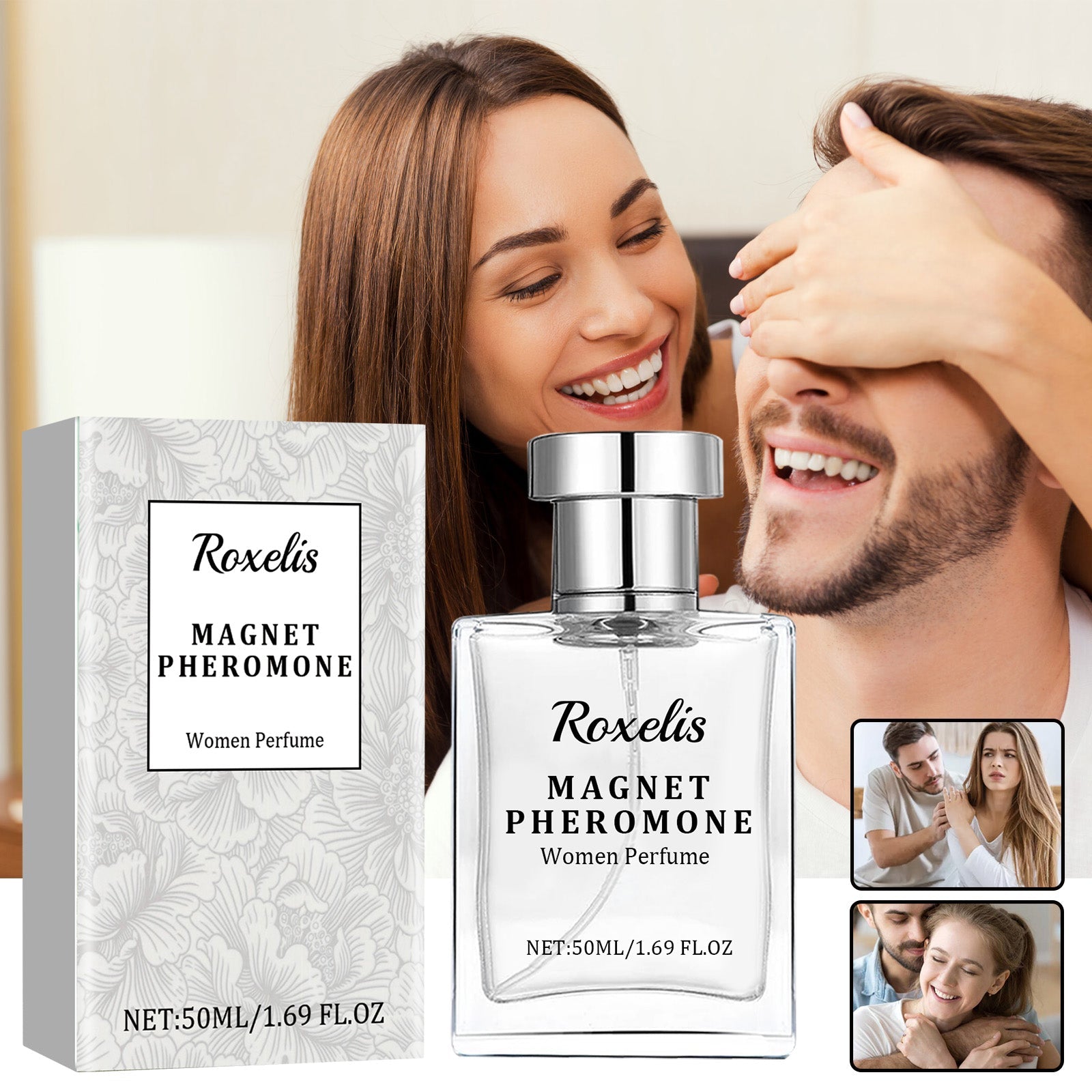 Magnet Pheromone, Lasting Fragrance Elegant Natural Fragrance Not Pungent Women's Charm Dating Perfume