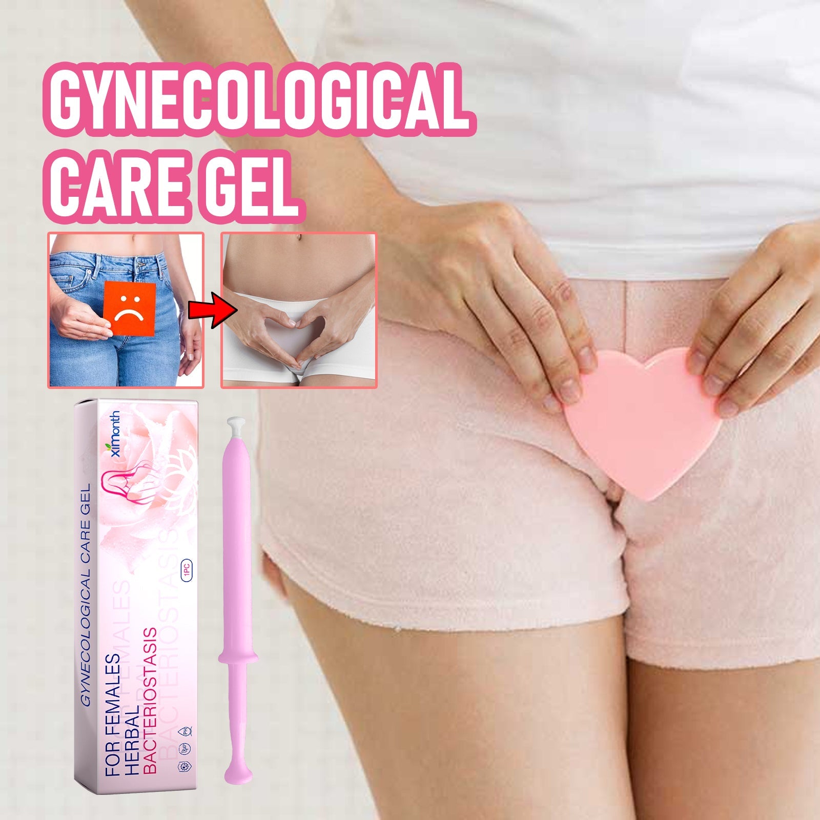 Gynecological Care Gel, A Woman's Body Clean Moist Odor To Alleviate Discomfort Care Gel