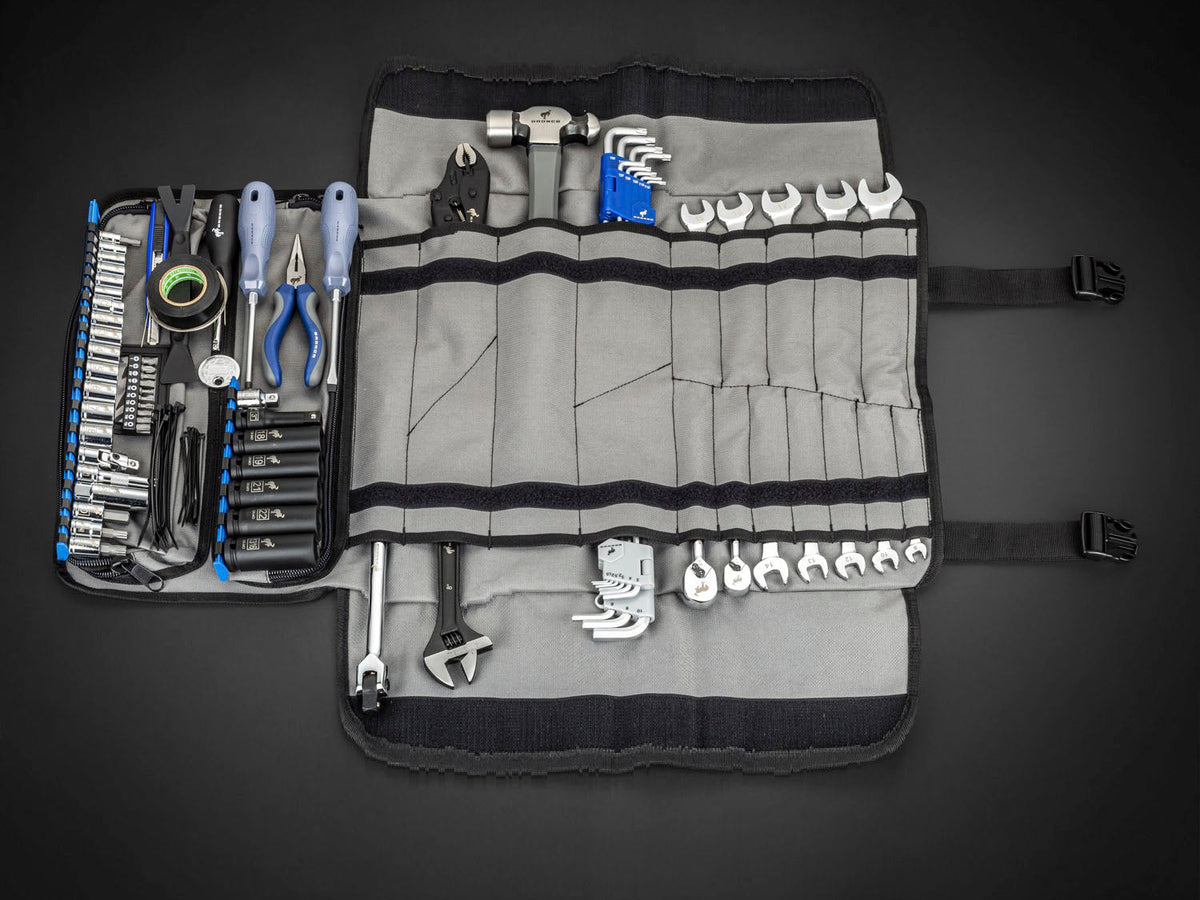 84-Piece Ford Bronco Tool Roll Kit