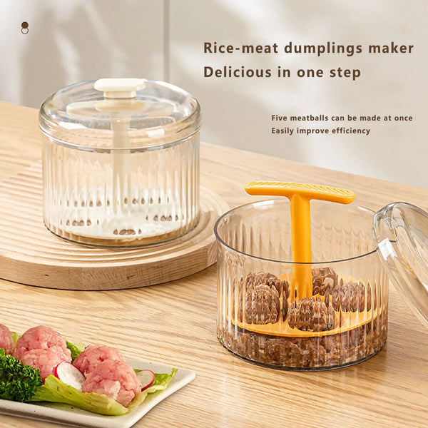 Meatball Maker Fried Meatball Presser Multi functional Household Utensil for Making Rounds Shrimp Slippery and Auxiliary Food