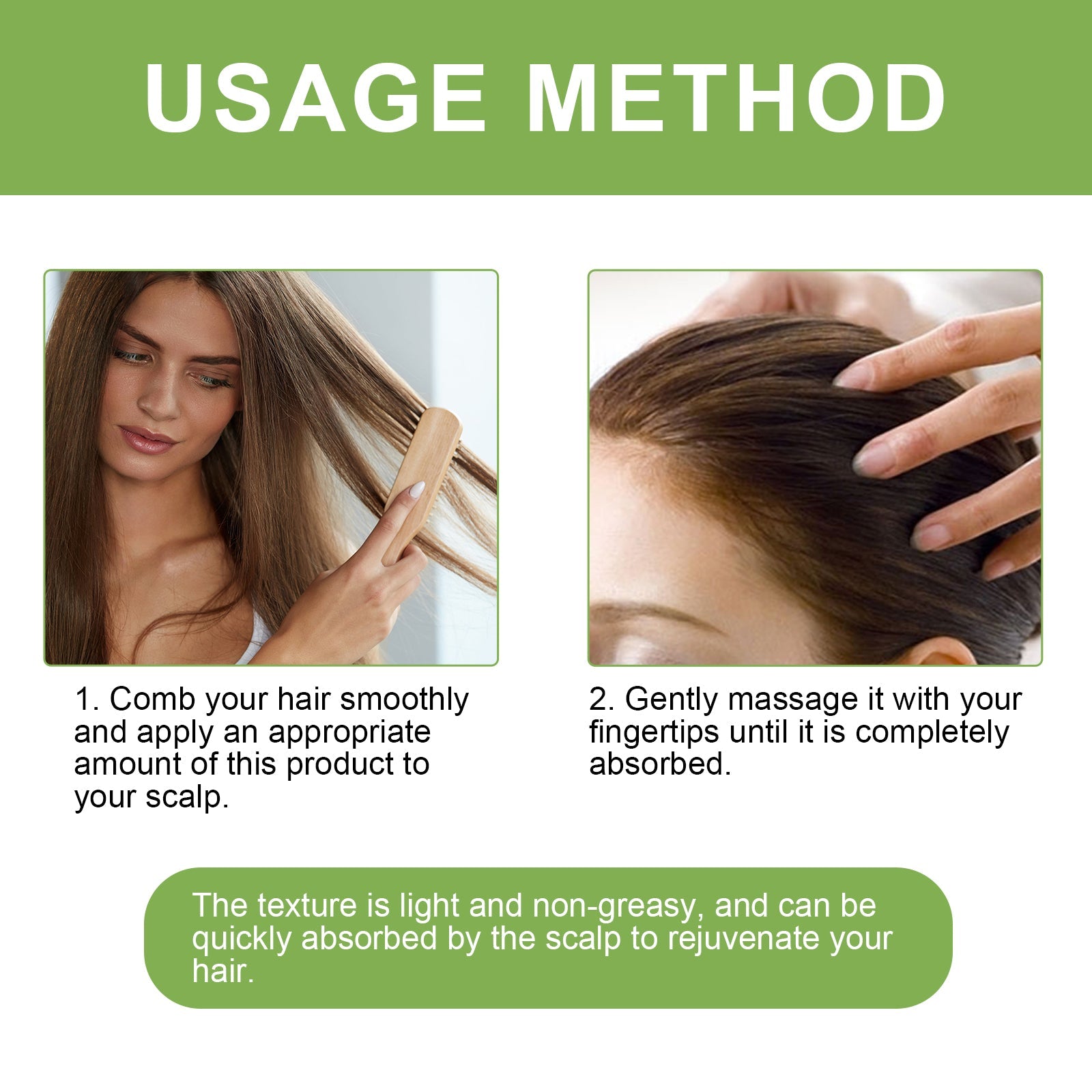 Hair Dense Essential Oil Repair Hair Damage, Strong Hair Thick, Smooth, Moisturizing And Nourishing Anti-Thinning Hair Oil