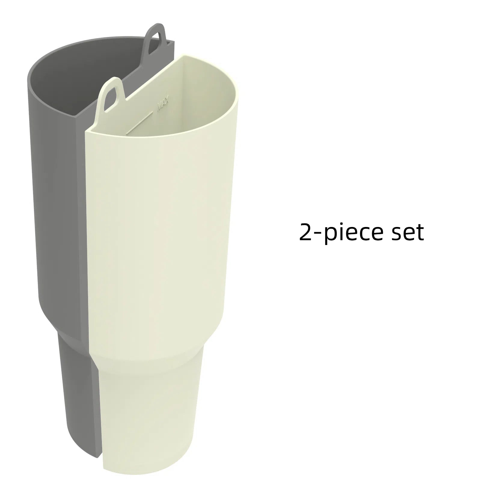 2-in-1 lined double drinking cup inner liner silicone 40oz special