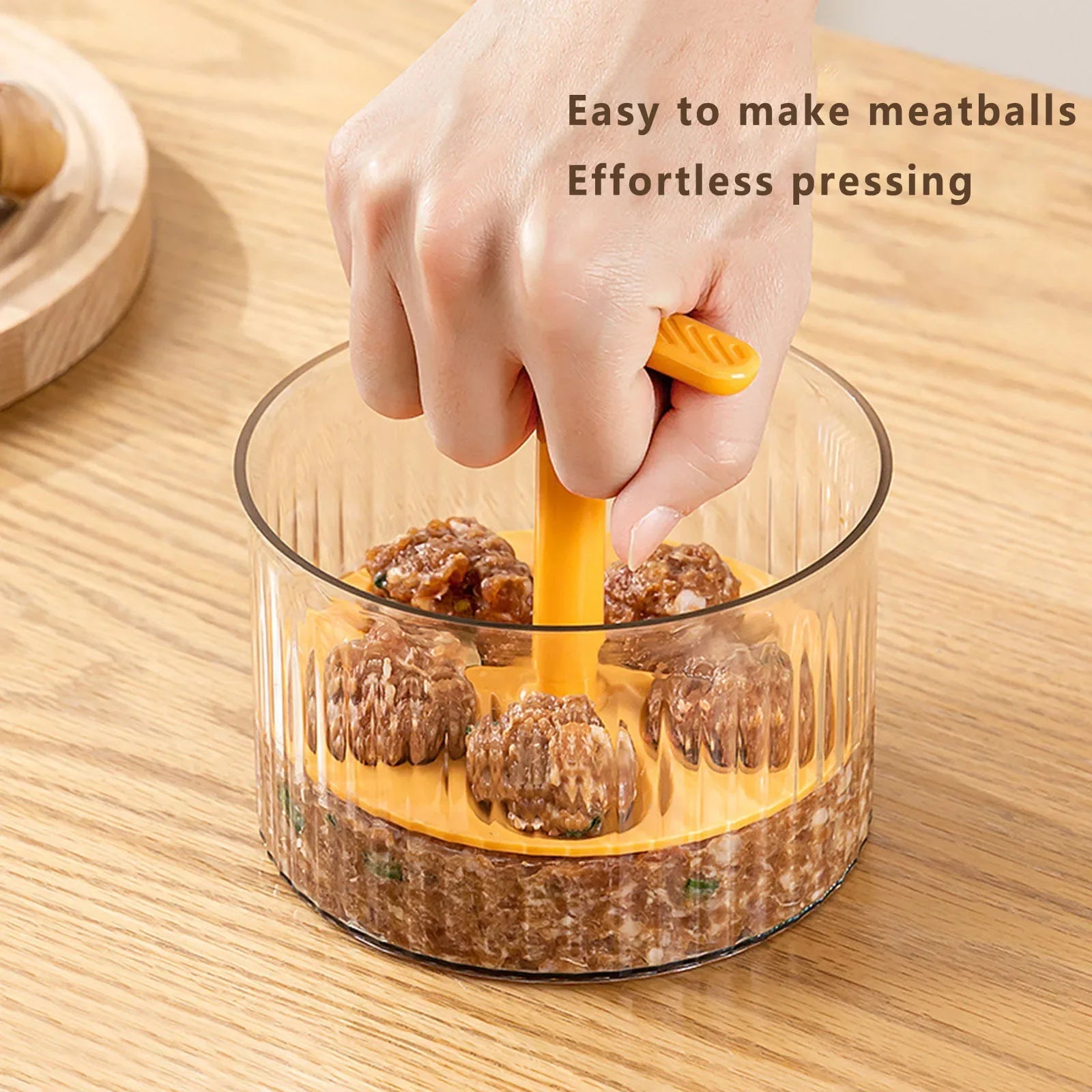 Meatball Maker Fried Meatball Presser Multi functional Household Utensil for Making Rounds Shrimp Slippery and Auxiliary Food