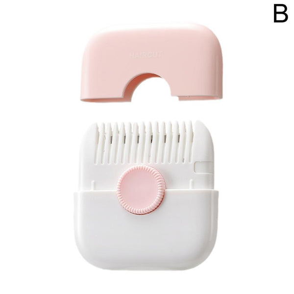 2 In 1 Hair Trimmer Bangs Trimmer  Mini Manual Hair Trimmer Comb Hair Razor Comb Cutter Portable Hair Cutting Comb Haircut Tool