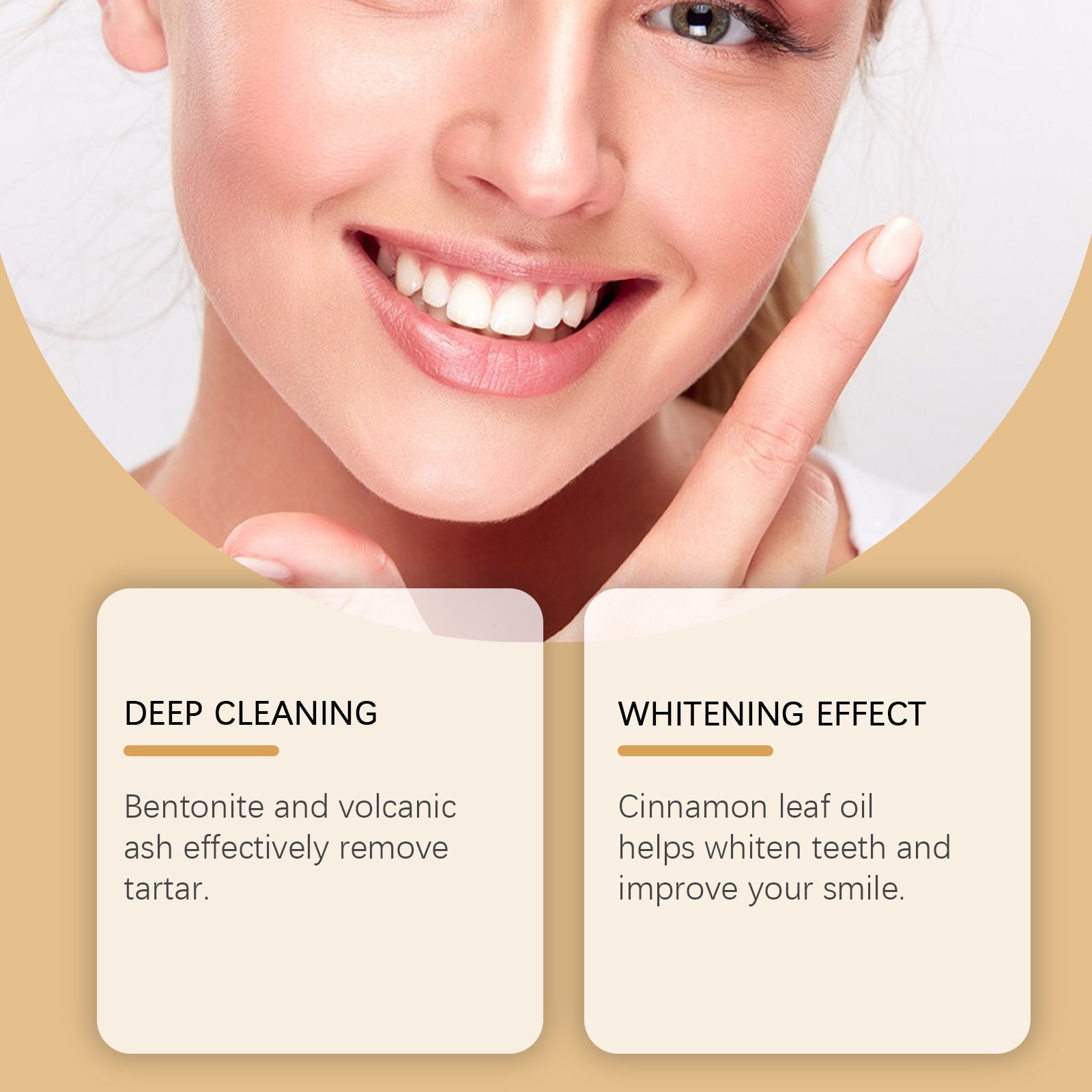 Volcanic Ash Dental Cleaning Powder Clean Bad Breath Confident Smile Teeth Cleaning Care Beauty Dental Powder