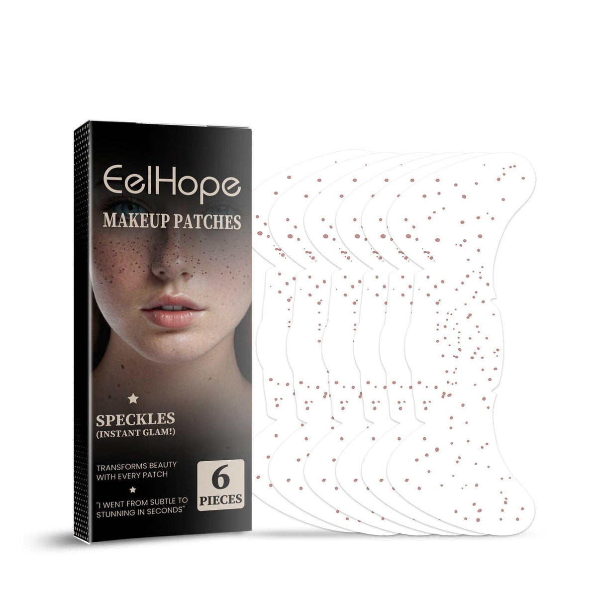 Makeup Patches, Waterproof And Sweat Resistant Long-Lasting Natural Freckles Makeup Stickers