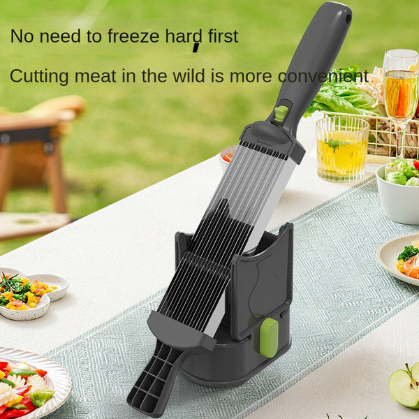 Kitchen Knife Set Home Cooking BBQ Hot Pot Fresh Meat Cutter Beef Mutton Slicer and Shredder for Poultry Meat & Hotpot