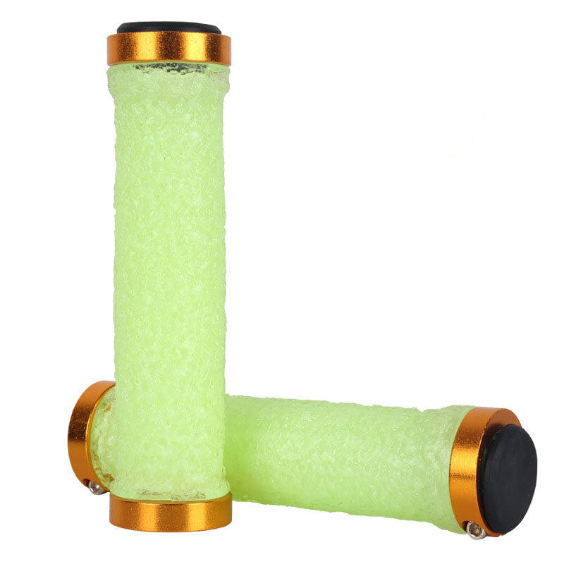 Bicycle Grip Bilateral Locking Grip Mountain Bike Silicone Crystal Grip Bicycle Accessories