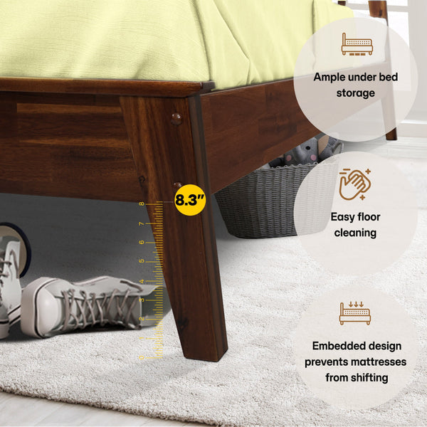 Acacia Kaylin Solid Wood Bed Frame