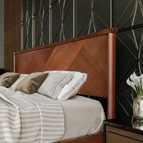 Rorns Panthera Platform Bed Frame With Headboard