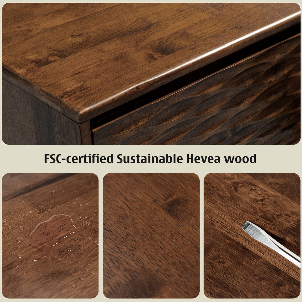 Acacia Elara TV Stand with Storage and Cable Management for TVs up to 80