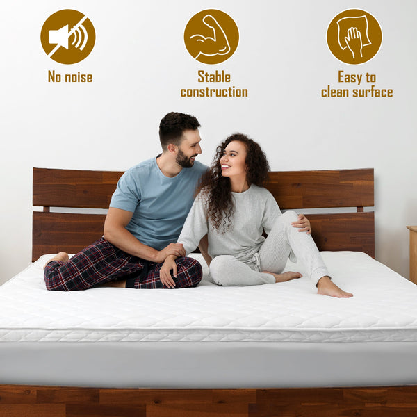 Acacia Aurora Deluxe Wood Platform Bed Frame