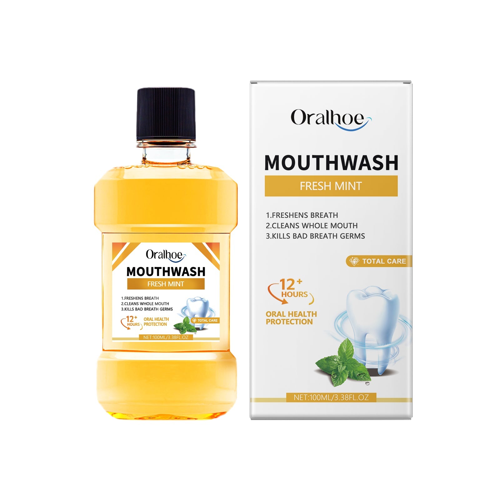 Breath Freshening Mouthwash Fresh Breath Daily Care Teeth Cleaning Odor Mouthwash