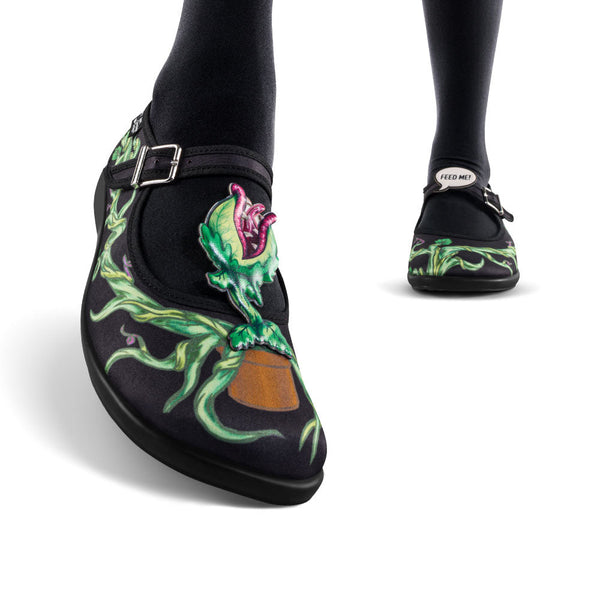 Chocolaticas® Feed Me Women's Mary Jane Flat Hot Chocolate Design