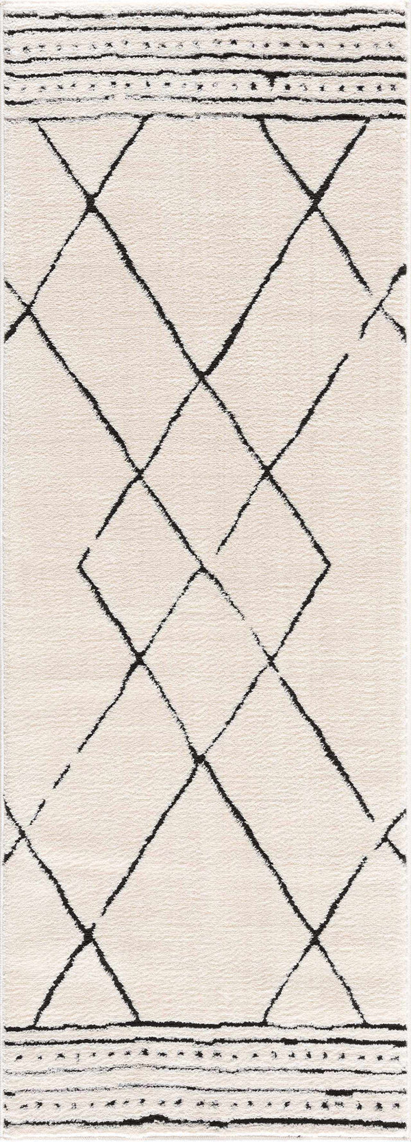 Keone Black & White Thick Rug