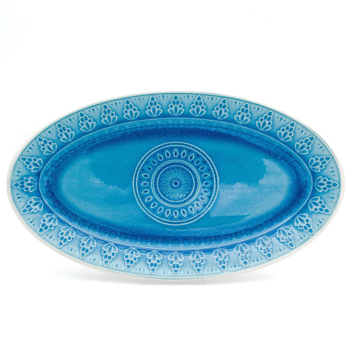 Fez  Stoneware Oval Serving Platter