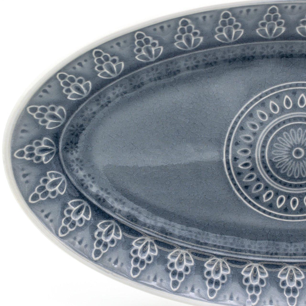 Fez  Stoneware Oval Serving Platter