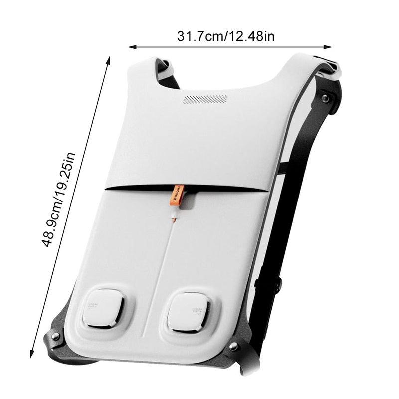 Semiconductor cooling clothing, back pad, outdoor construction air conditioner, waterproof