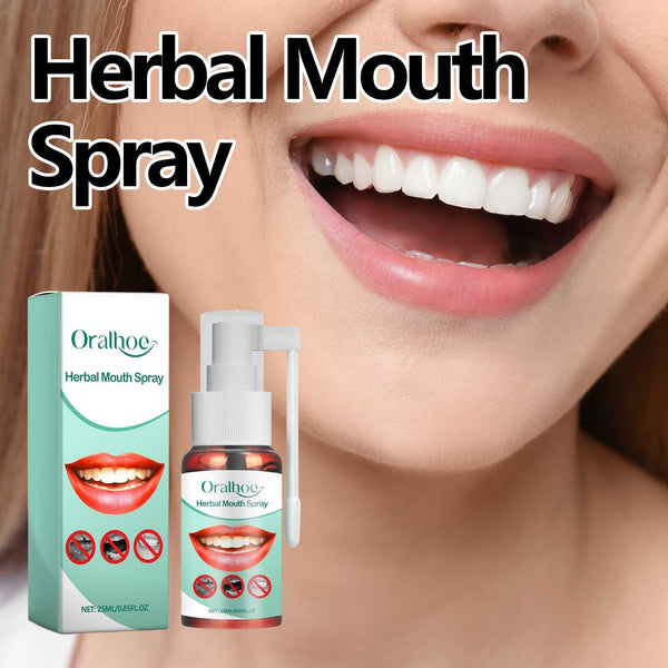 Herbal Mouth Spray, Refreshing Breath Repair Swollen Gums Relieve Oral Ulcer Yang Portable Spray