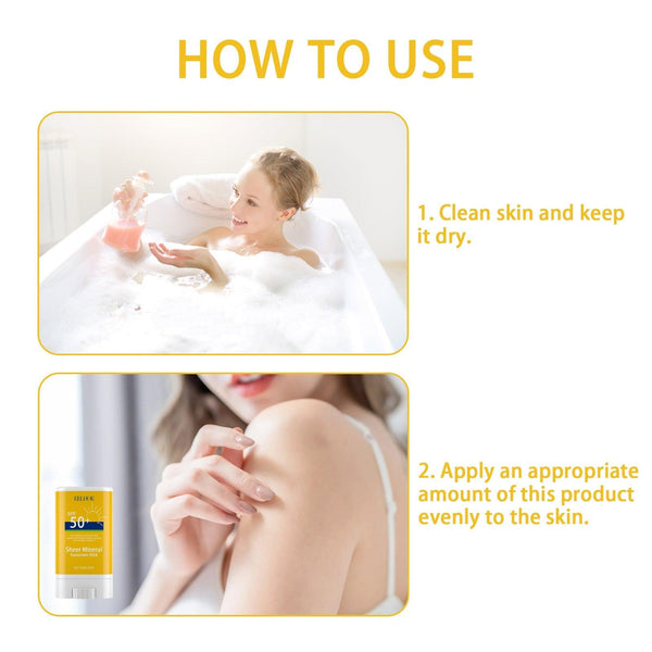 Beauty And Moisturizing Stick, UV Isolation Outdoor Protection Skin Whitening Fresh And Not Greasy