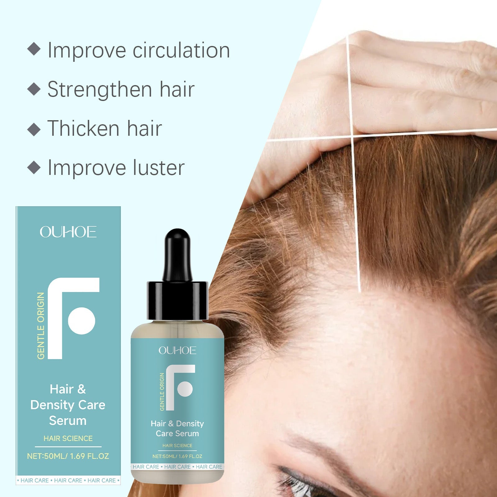 Hair Care Essence, Nourishing Scalp, Hydrating, Soft, Strong And Fragrant Hair Care Essential Oil