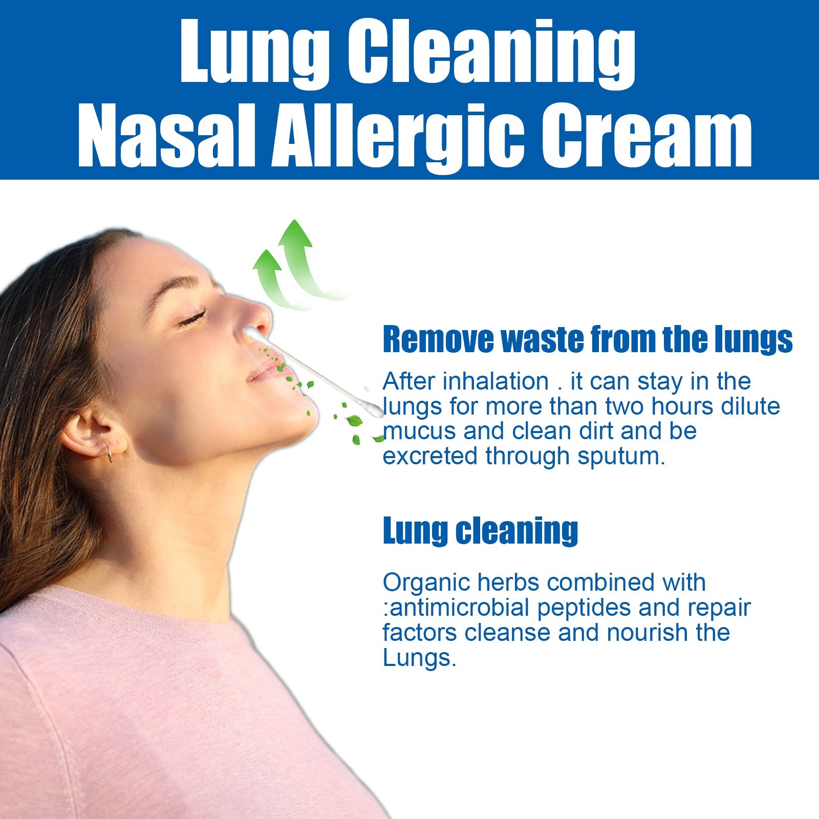 Nose Care Cream Relieves Stuffy, Runny Nose Discomfort Cleansing And Soothing Nose Care Cream