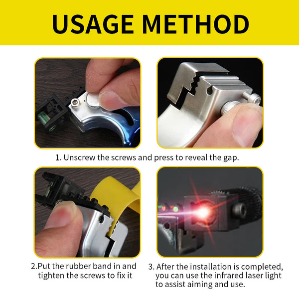 Catapult, Aim Light Flat Rubber Band Slingshot Outdoor Shooting Equipment Launch Slingshot Competitive Toy