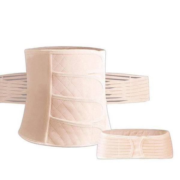 2pcs/set Four Ear Gauze Abdomen Belt Postpartum Corset Belt Maternal Caesarean Section To Produce Enhanced Body Shaping Belt