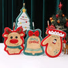 Christmas hand towel hanging style, new thickened coral fleece absorbent quick drying cloth, kitchen embroidery hand towel