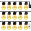 52.5FT Colorful Outdoor String Lights Smart RGB LED Patio Lights IP66 Waterproof Dimmable Hanging Light Bulbs with APP/ Remote Control 15 Bulbs