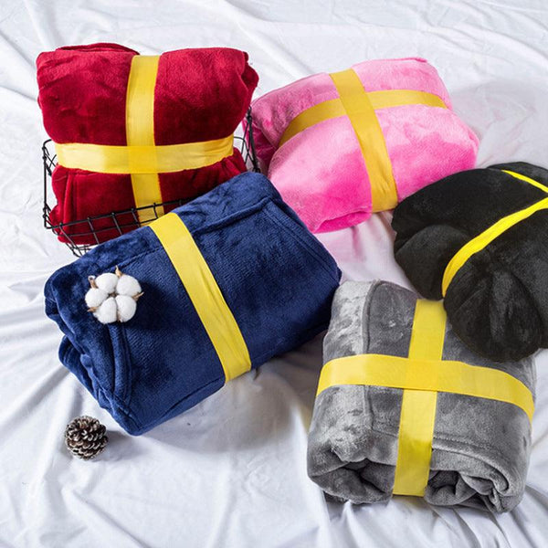 Lazy Head Set Of Coil Blanks Hoodie Hooded Warm Clothes Outdoor Cold Clothes