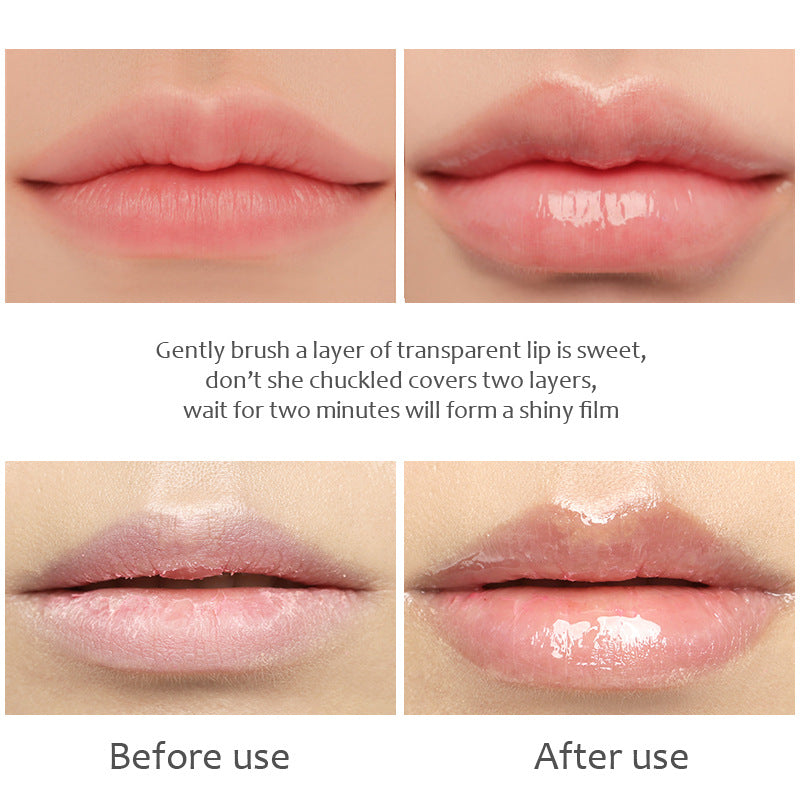 Kissbeauty Transparent Lip Oil Moisturizing Lightening Lip Lines Elasticity Moisturizing Big Mouth Lip Gloss