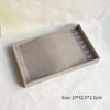 Velvet Stackable Jewelry Organizer, Portable for Rings, Earrings and Necklaces.