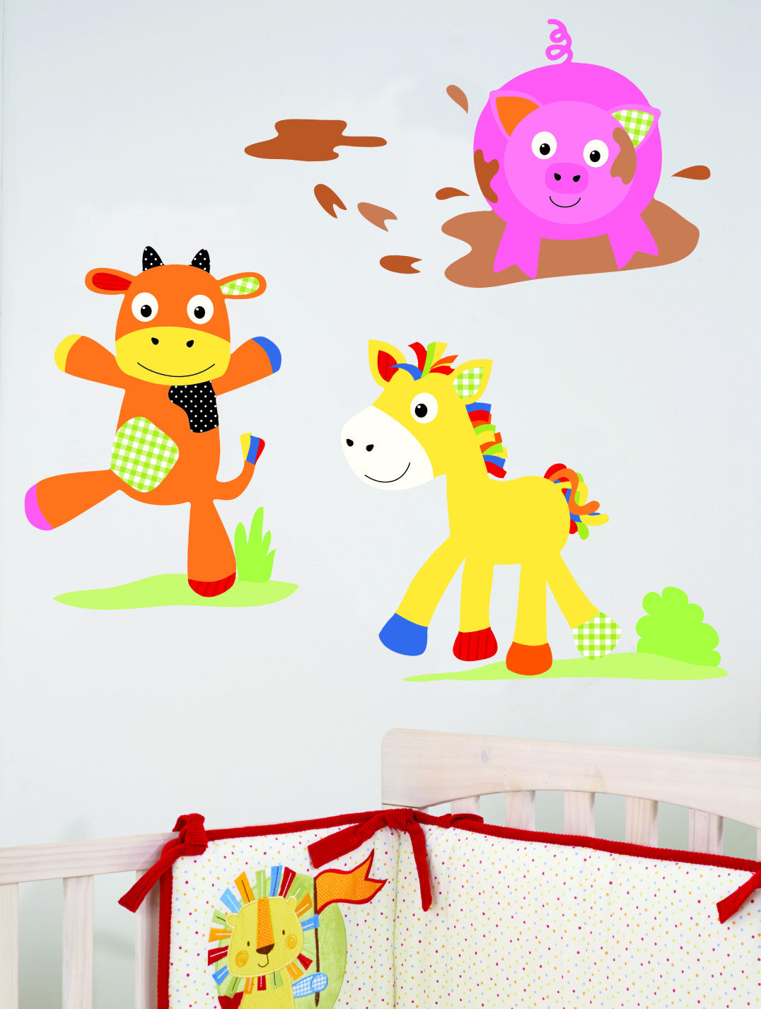 Funberry Farm Animals Wall Decals