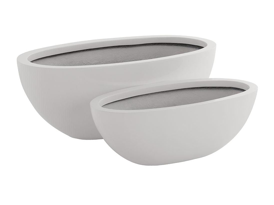 Low Oval Planters By Plantatorem
